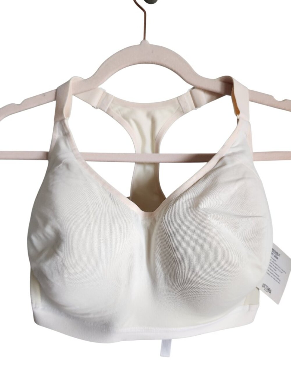 Victoria's Secret Incredible Sports Bra 36DDD 36F Ivory Beige High Impact NEW